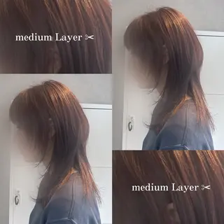 ミディアム レイヤー×透明感🫧 髪質改善🪞春菜💎のヘアスタイル
