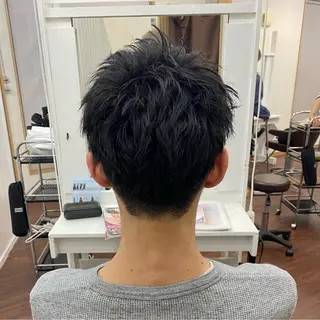 ショート メンズ 藤井 拓也のヘアスタイル