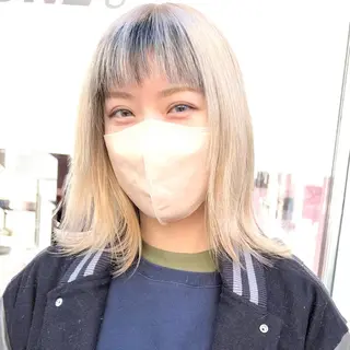ロング カラー パーマ ヘアアレンジ メンズ 🪼個性、雰囲気🪼 ⛈オカダ🎧のヘアスタイル