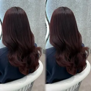 ロング カラー ヘアアレンジ 大宮縮毛矯正🩵 レイヤー 佐藤和のヘアスタイル