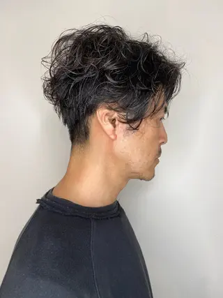 ミディアム パーマ Hiroshi ヒロシのヘアスタイル
