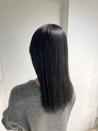 ロング ボブパーマ/縮毛矯正 /かわいい/せき🫧のヘアスタイル