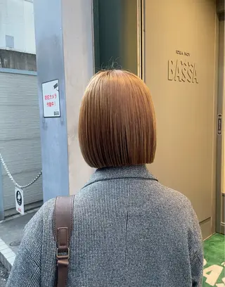 ショート 🌷【暖色艶カラー】 shiori🌷のヘアスタイル