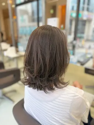 ミディアム 新井優馬｜絶壁解消 ショート・ボブのヘアスタイル
