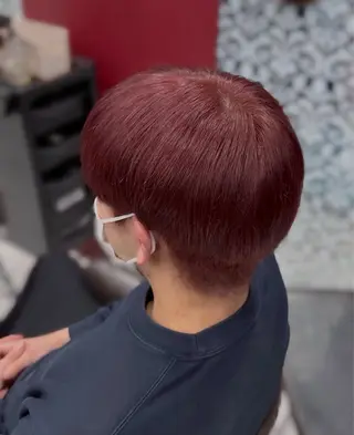 ショート カラー メンズ ショートカットモデル 募集💜SHIN💜のヘアスタイル