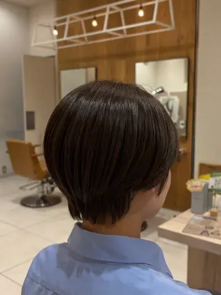 ショート ⭐️うる艶カラー 募集　まゆ⭐️のヘアスタイル