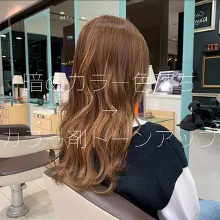 ロング カラー あすか Aem.のヘアスタイル