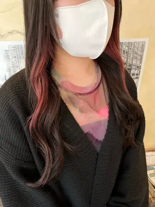 カラー 🩷ྀི暖色カラー 🫧ྀིススマゴチヨのヘアスタイル