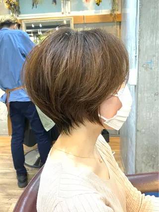 ショート カラー 増山 大起のヘアスタイル