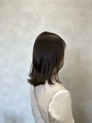 ミディアム カラー Salon de QualiaRUNAのヘアスタイル