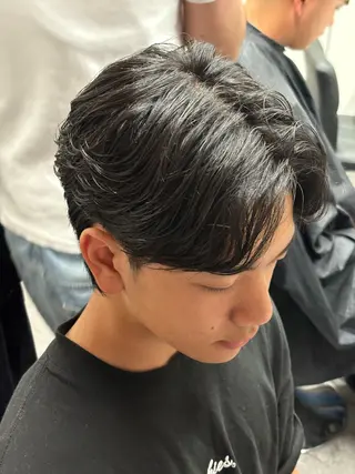 ミディアム カラー パーマ メンズ 🔥最強メンズ特化/ パーマの達人🔥風見のヘアスタイル