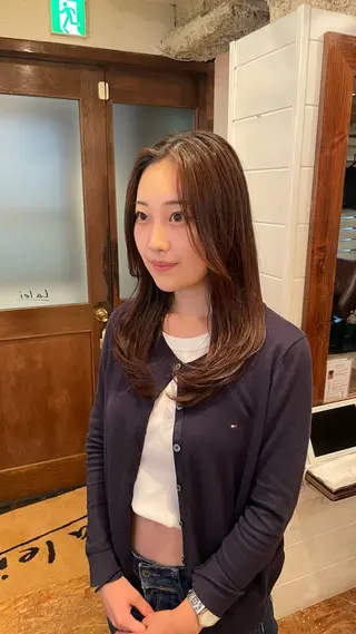ロング 縮毛矯正/レイヤー/ ボブ♡Natsukiのヘアスタイル