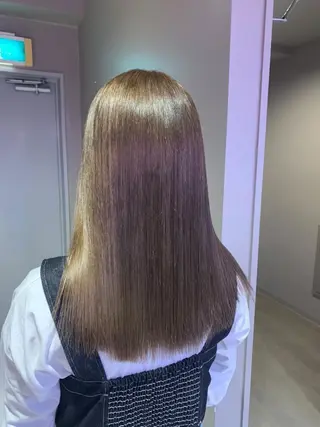 セミロング カラー パーマ ヘアアレンジ メンズ キッズ ネイル マツエク・マツパ KANAMI 🌏のヘアスタイル