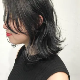 ミディアム カラー ヘアアレンジ Teramura Kaoriのヘアスタイル