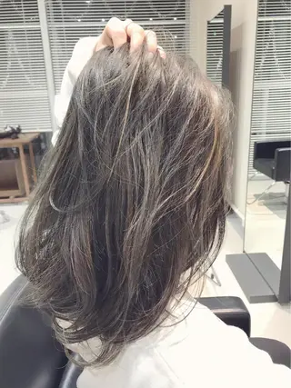 セミロング カラー ボブ/ショート得意 安西駿一　【銀座】のヘアスタイル