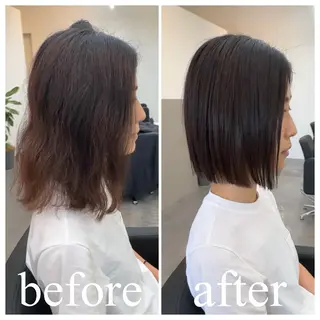 ミディアム 山本 駿介のヘアスタイル