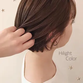 ショート カラー 市川 千夏のヘアスタイル