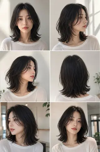 ミディアム M.SLASH菅原 正裕のヘアスタイル