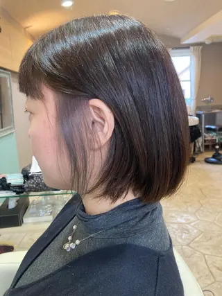 カラー 谷川 穂のヘアスタイル