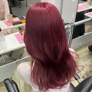 セミロング カラー ヘアアレンジ 🍀淡色×ブリーチ/ ハイトーン✨RINOのヘアスタイル