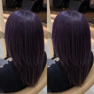 セミロング 透明感カラー🤍/ 髪質改善🖤airiのヘアスタイル