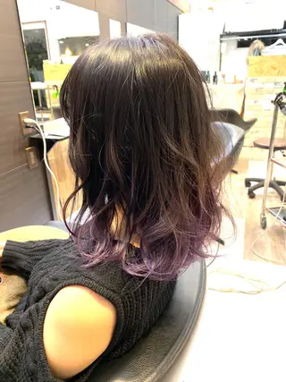 ミディアム メンズカットパーマ 似合わせカット 小林のヘアスタイル