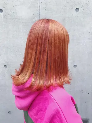 セミロング カラー アニメカラー髪質改善 🎀🐰堀川智史🎀のヘアスタイル