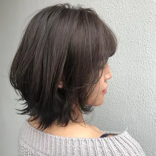 ショート カラー レイヤーカット 韓国ヘアayameのヘアスタイル