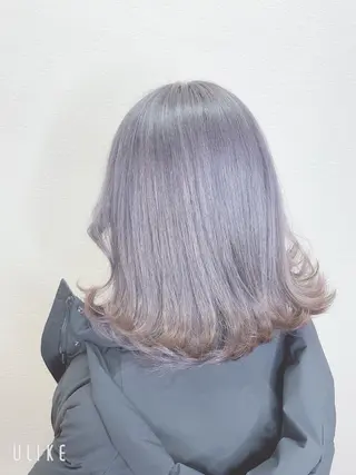 セミロング カラー ❣️モードケイズ塚口 和田一将のヘアスタイル
