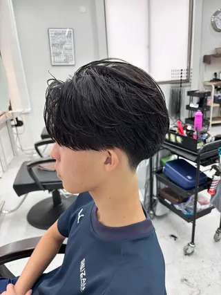 パーマ メンズ KanedaRio パーマ/フェードのヘアスタイル