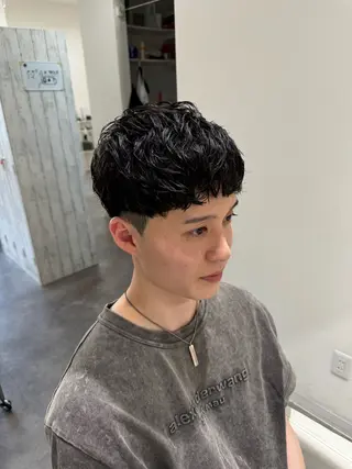 ショート メンズ メンズ特化美容師 若林陸のヘアスタイル