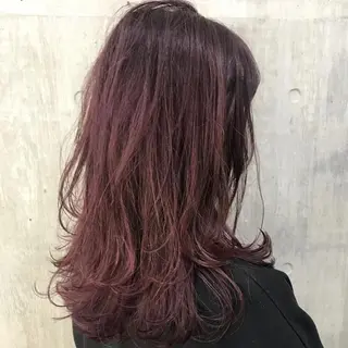 ミディアム カラー ヘアアレンジ みなみ/韓国ボブ/ 韓国レイヤーのヘアスタイル