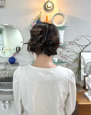 ヘアアレンジ 似合わせ艶感カラー/ オリーブ/チカ🎀のヘアスタイル