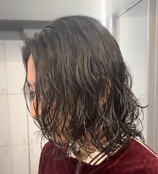 ロング パーマ ヘアアレンジ メンズ fifth 石川 凪のヘアスタイル