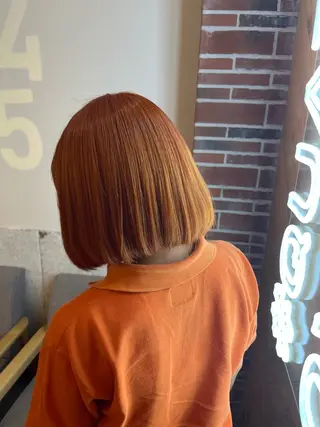 ミディアム カラー 吉原葵/ハイトーン /インナーカラーのヘアスタイル