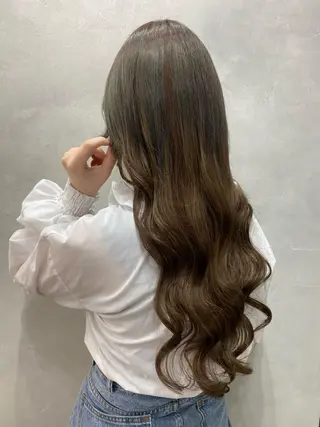 ミディアム カラー ヘアアレンジ FAAM Tsuneのヘアスタイル
