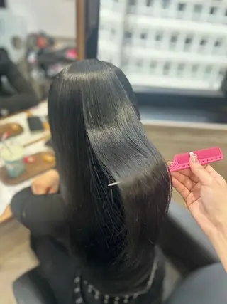 ロング カラー 鎌田 優依のヘアスタイル