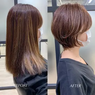 ショート カラー モデル募集✨ 石坂ゆうとのヘアスタイル