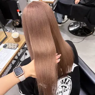 ロング SAKI🎀NEXT 池袋/韓国風カラーのヘアスタイル