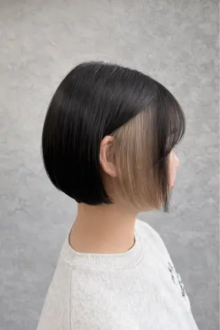 ミディアム カラー 高久 翔大のヘアスタイル