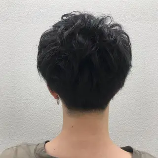 ショート メンズ もりたみかこ 美容師お休み中のヘアスタイル