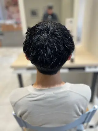 ショート パーマ メンズ メンズパーマ/カット / 古川 諒のヘアスタイル