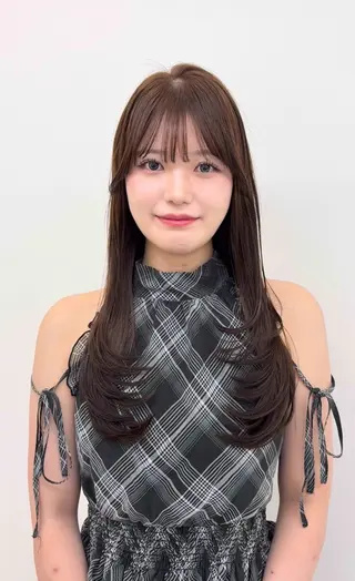 ロング カラー レイヤー透明感カラー ブリーチ🎀オトハのヘアスタイル