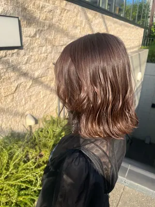 ショート カラー ✨透明感カラー✨ 🦖佐々木未来🦕のヘアスタイル