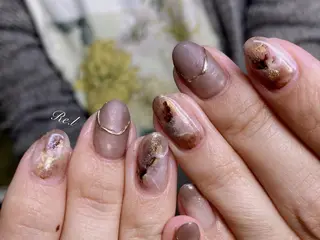 ネイル モチの良さ◉ フィルインネイル♡のネイルデザイン