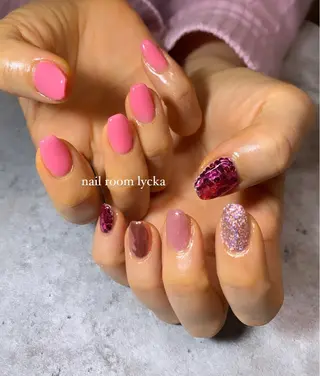 ネイル ネイルルームリッカ 𝐦𝐚𝐲𝐮のネイルデザイン