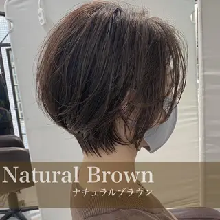 ショート カラー ヘアアレンジ ワンズリー中明度 店舗公式のヘアスタイル