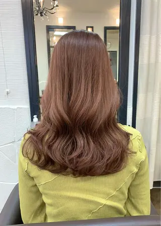 セミロング カラー 矢野 晃平のヘアスタイル