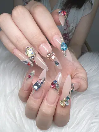ネイル Lee Nails チップ長さだし専門店のネイルデザイン