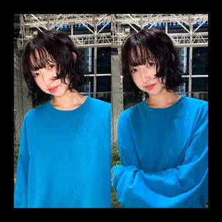 ショート カラー パーマ mai / linoah˚✧のヘアスタイル